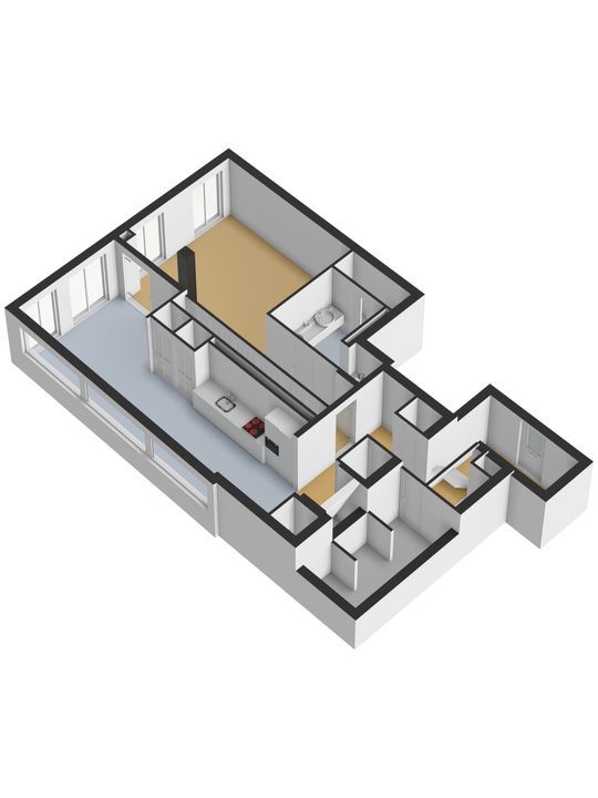 Oude Delft 69 A, Delft plattegrond-1