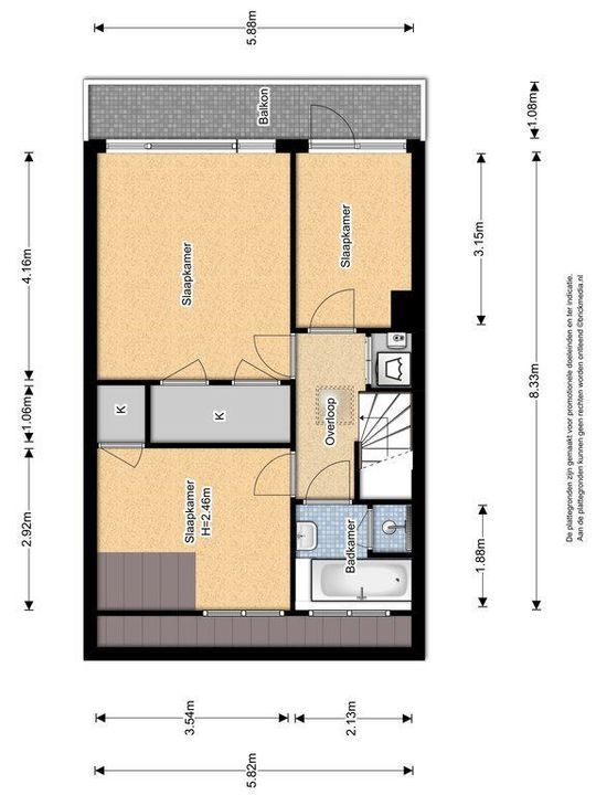 Westplantsoen 54, Delft plattegrond-2