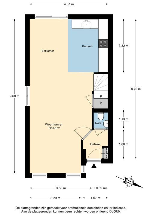 Roodborstlaan 40, Delft plattegrond-0