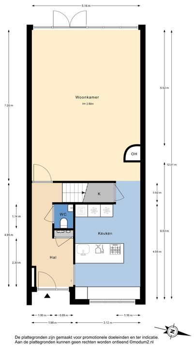 Decimastraat 16, Delft plattegrond-0
