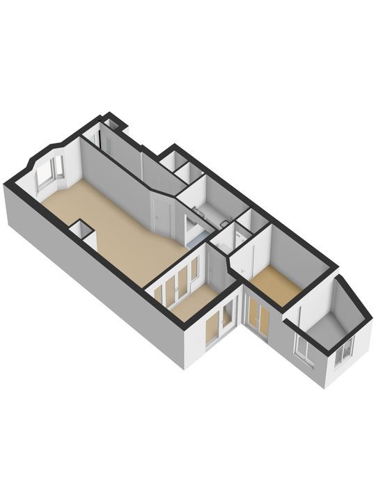Van Bossestraat 35, Delft plattegrond-1
