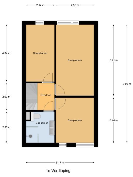 Sluiswachterstraat 4, Delfgauw plattegrond-4