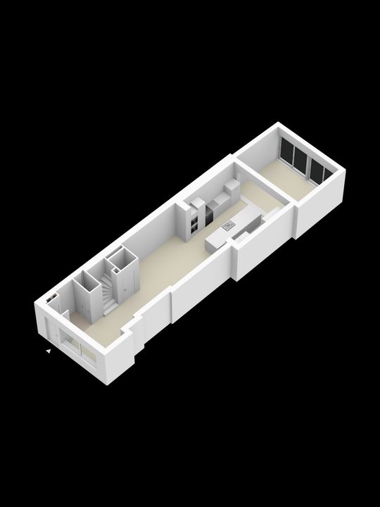 Voldersgracht 11, Delft plattegrond-1