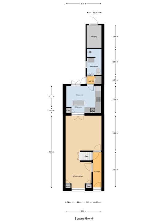 Sint Olofsstraat 13, Delft plattegrond-0