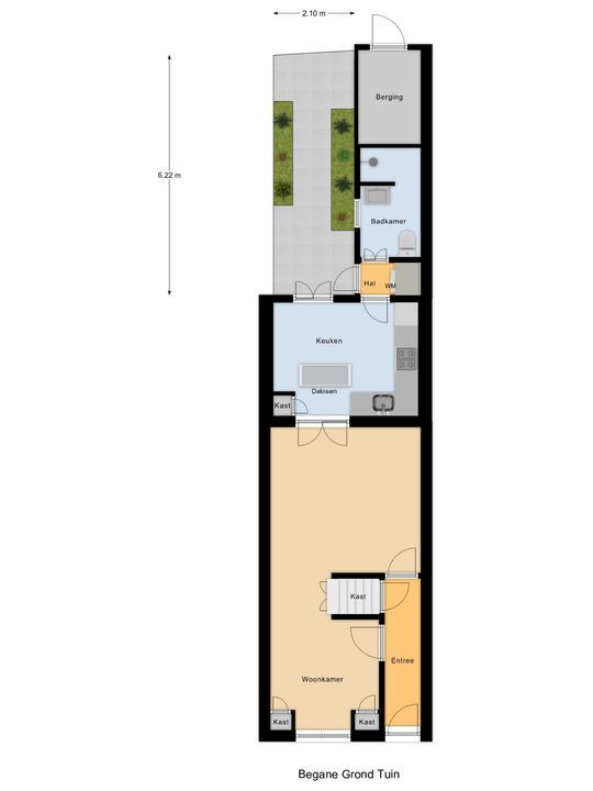 Sint Olofsstraat 13, Delft plattegrond-2