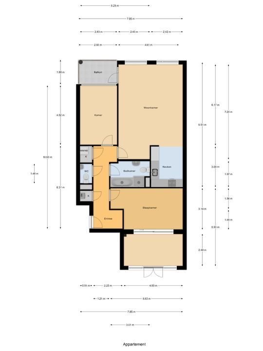 Machteld van Meterenlaan 79, Delft plattegrond-0