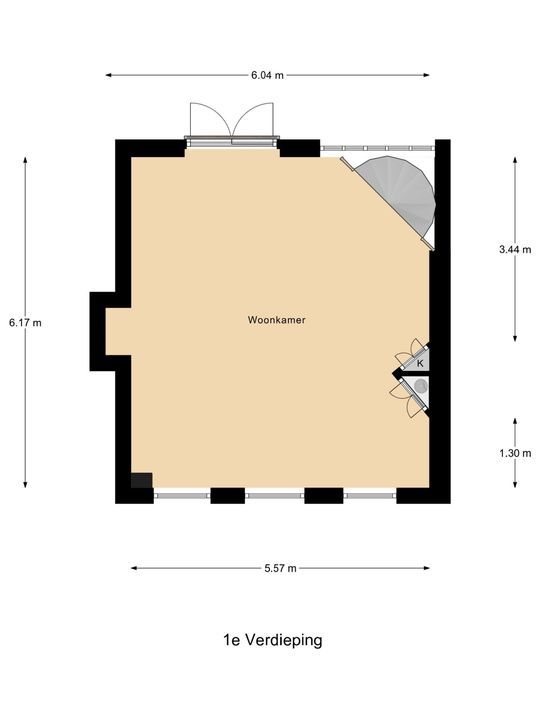 Vlamingstraat 90, Delft plattegrond-2