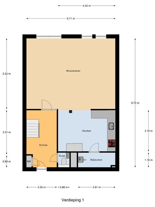 Raam 146, Delft plattegrond-0