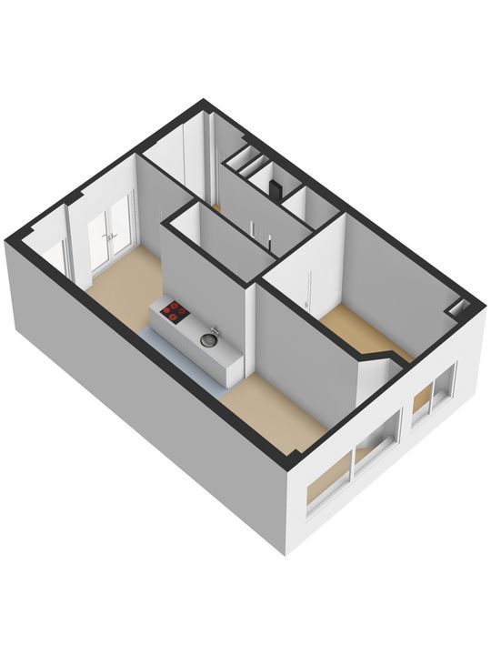 Simonsstraat 103 C, Delft plattegrond-1