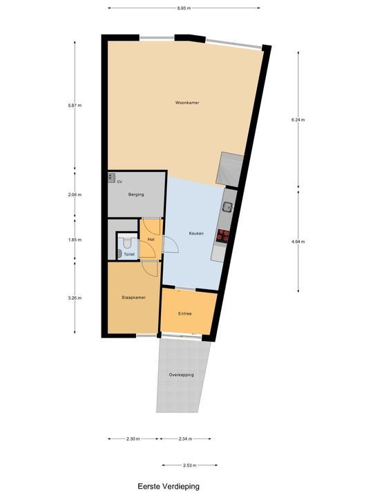 Gouden Rijderplein 83, Delfgauw plattegrond-0