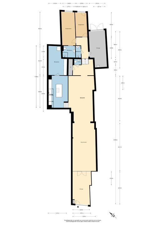 Brabantse Turfmarkt 26, Delft plattegrond-0