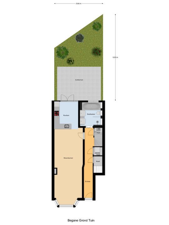 Caspar Fagelstraat 7 A, Delft plattegrond-2