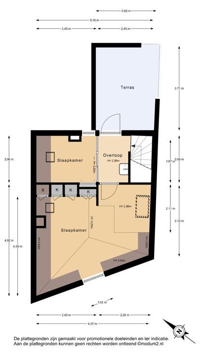Oosteinde 214, Delft plattegrond-2