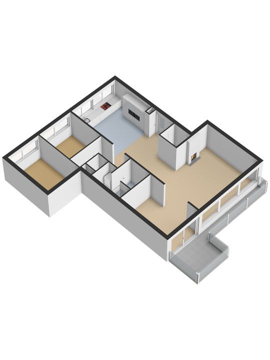 J.J. Slauerhofflaan 95, Delft plattegrond-1
