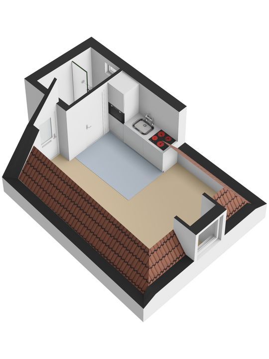 Molstraat 46 D, Delft plattegrond-1