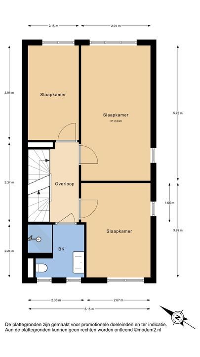 Laan van Bentvelsen 2, Delft plattegrond-2