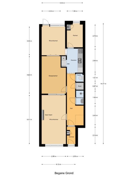 Simonsstraat 79, Delft plattegrond-0