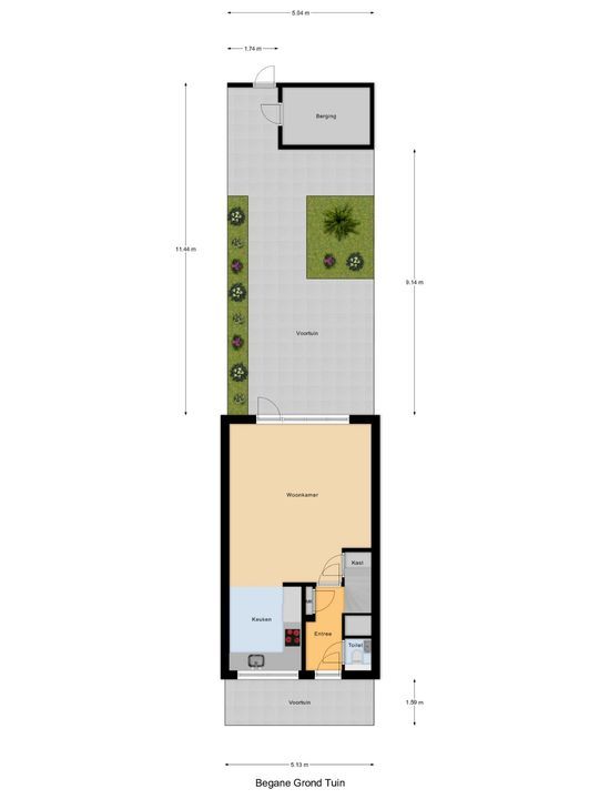 Tibetstraat 20, Delft plattegrond-2