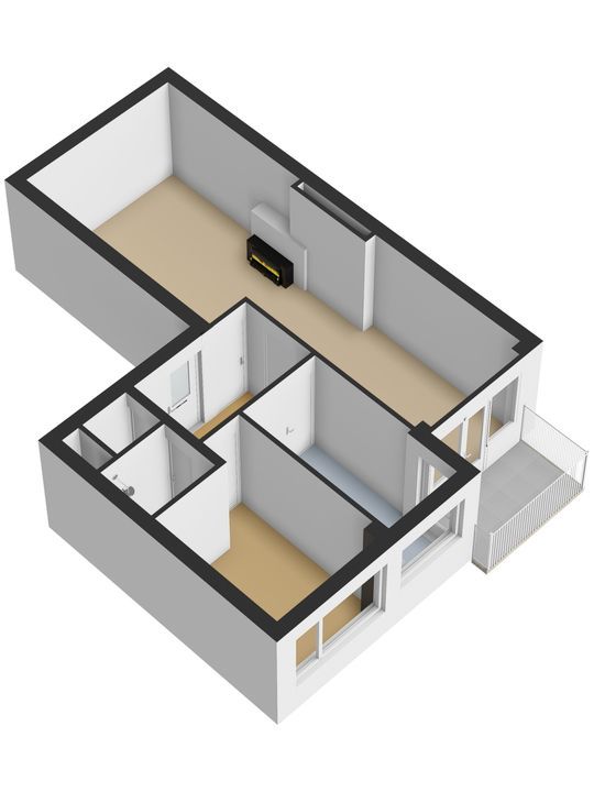 Prinses Beatrixlaan 280, Voorburg plattegrond-1