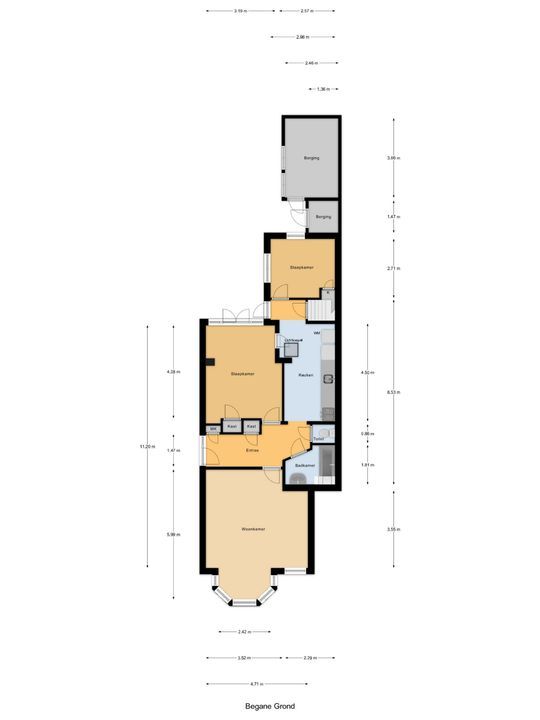 Rotterdamseweg 15, Delft plattegrond-0