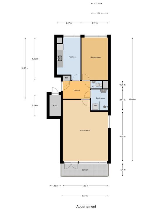 Roland Holstlaan 1121, Delft plattegrond-0