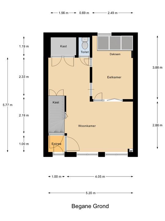 Oude Delft 234, Delft plattegrond-0