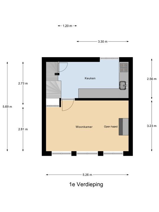 Oude Delft 234, Delft plattegrond-2
