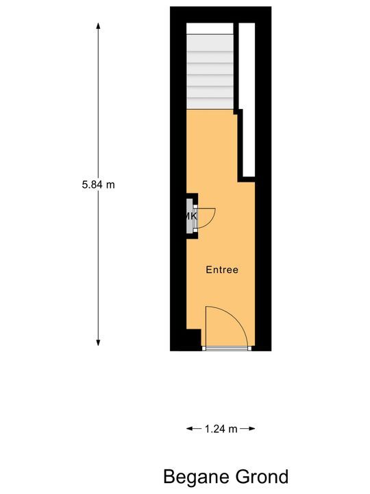 Choorstraat 21 A, Delft plattegrond-0