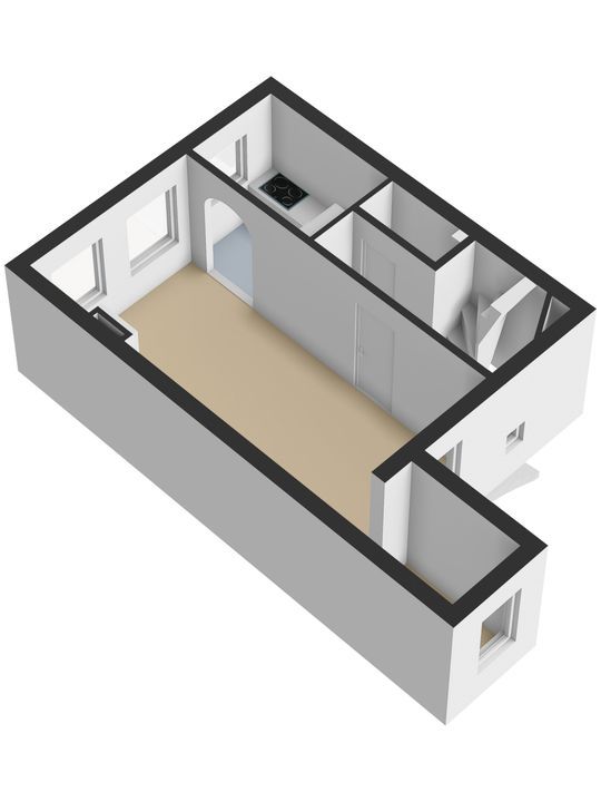 Choorstraat 21 A, Delft plattegrond-3