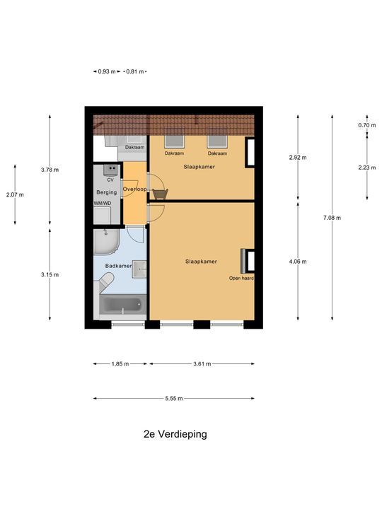 Choorstraat 21 A, Delft plattegrond-4