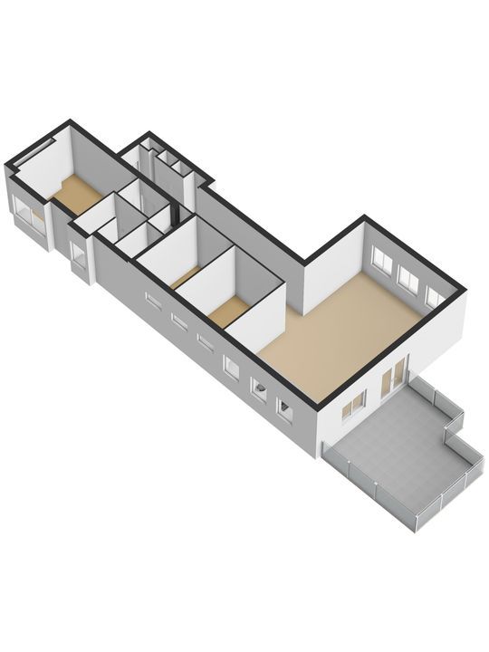 Voorstraat 36 A, Delft plattegrond-1