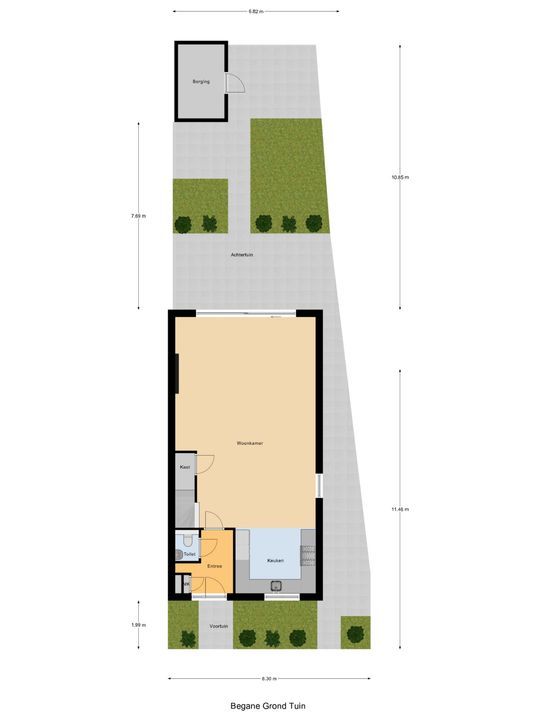 Boomkruiperzoom 2, Pijnacker plattegrond-2