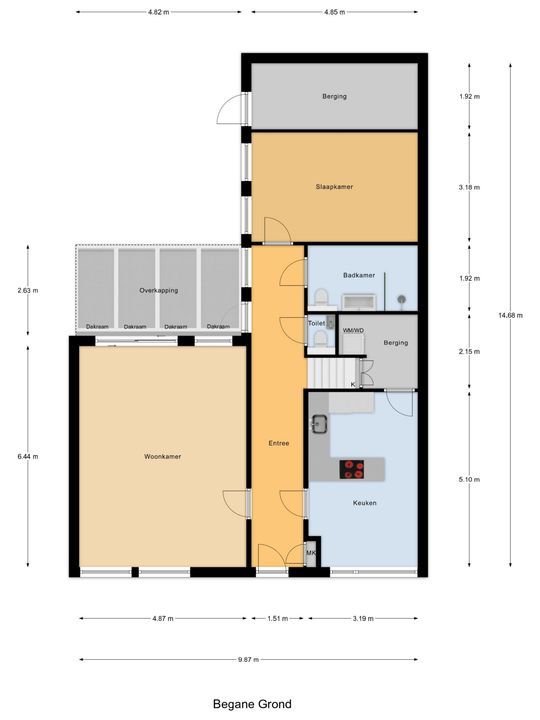 Frits Diepenlaan 68, Den Haag plattegrond-2