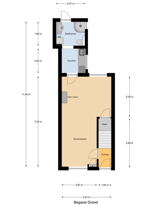 Westerstraat 122, Delft plattegrond-0