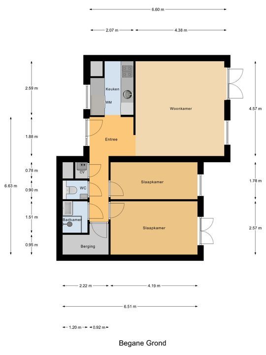 Derde Werelddreef 131, Delft plattegrond-0