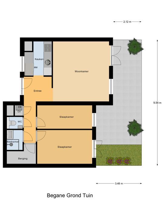 Derde Werelddreef 131, Delft plattegrond-2
