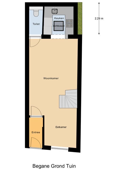 Nieuwe Langendijk 98, Delft plattegrond-2