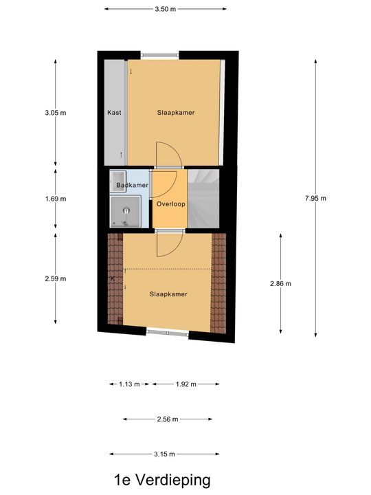 Nieuwe Langendijk 98, Delft plattegrond-4