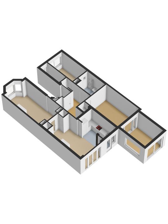 Spoorsingel 42 A, Delft plattegrond-1