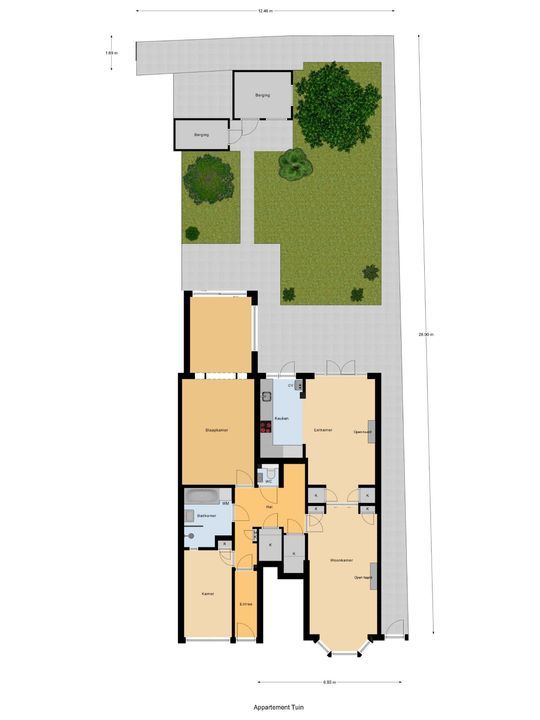 Spoorsingel 42 A, Delft plattegrond-2