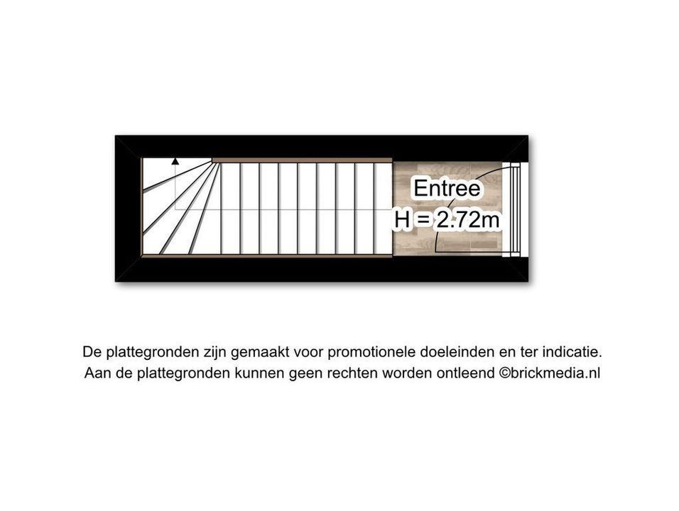 Oude Langendijk 12 D, Delft plattegrond-1