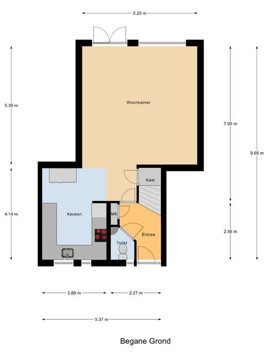 Adderhof 3, Delft plattegrond-0