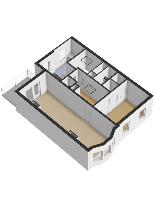 Cornelis Trompstraat 39 II, Delft plattegrond-1