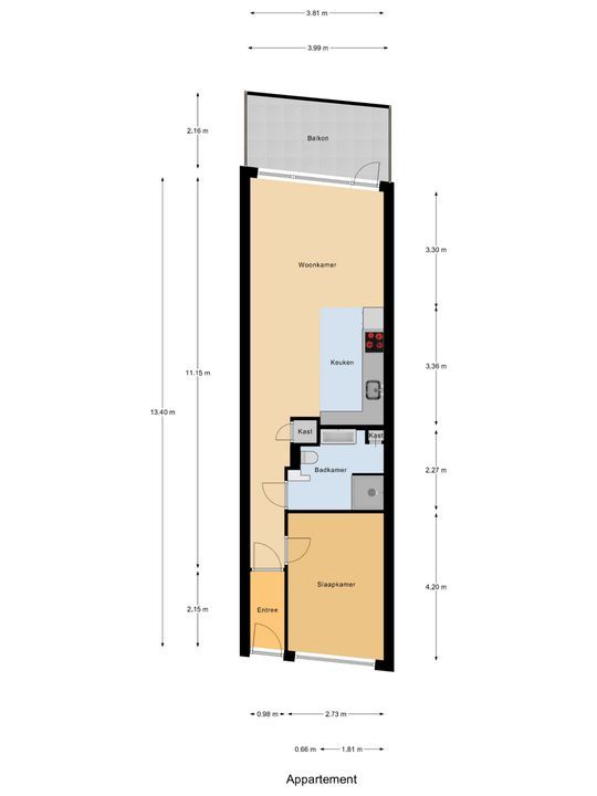 Westvest 59, Delft plattegrond-0