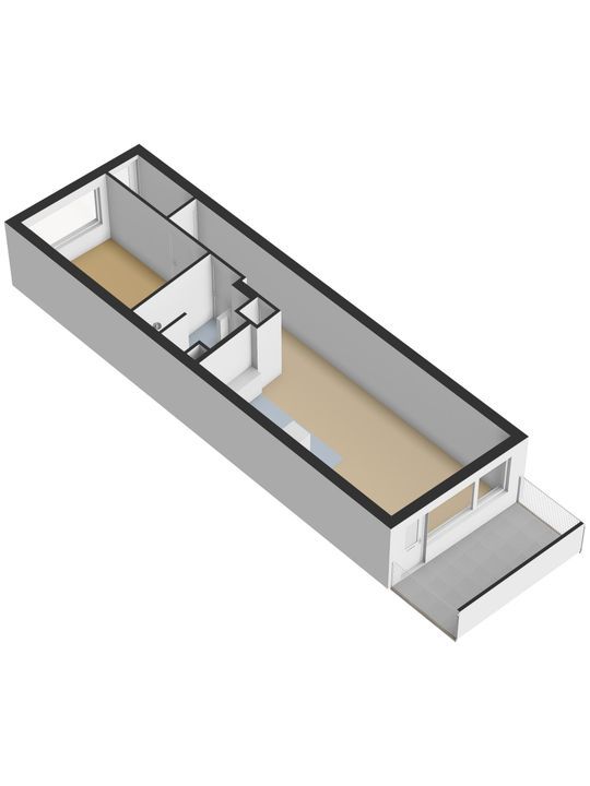Westvest 59, Delft plattegrond-1