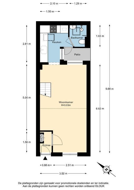 Westerstraat 14, Delft plattegrond-0