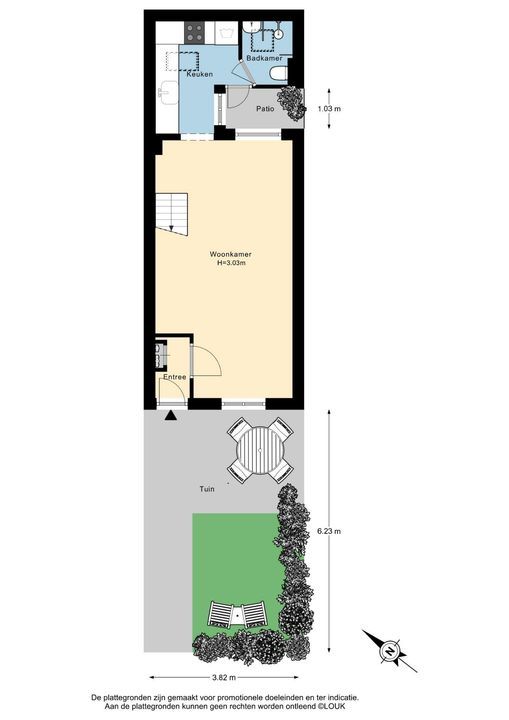 Westerstraat 14, Delft plattegrond-1