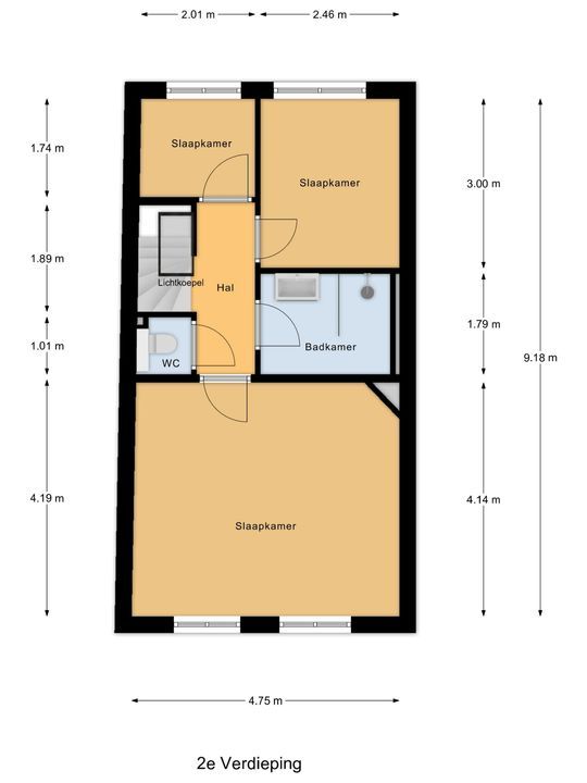 Choorstraat 33 A, Delft plattegrond-4