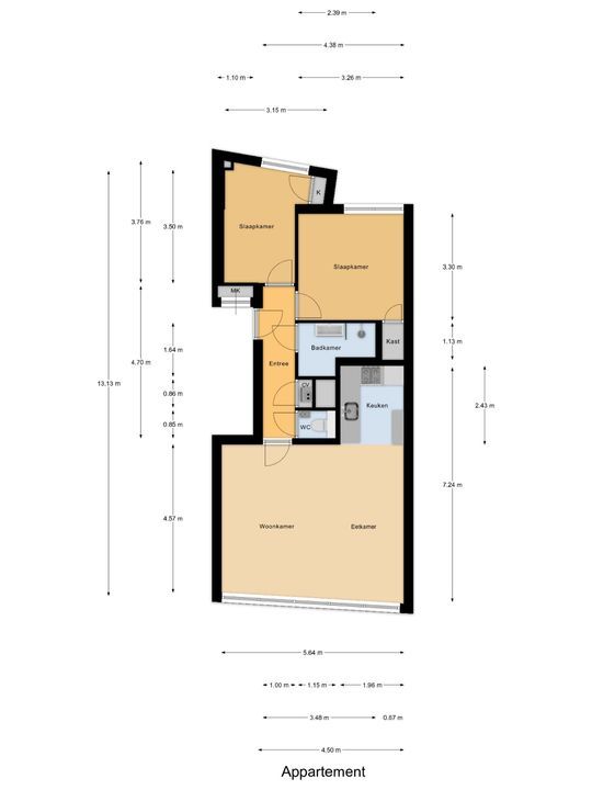 Phoenixstraat 18, Delft plattegrond-0