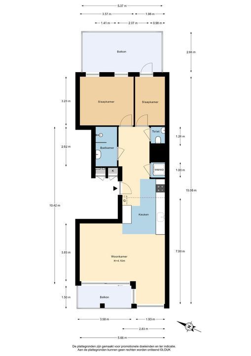 Nieuwe Gracht 135, Delft plattegrond-0